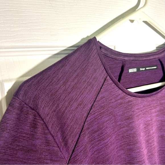 REI CO-OP Women’s Midweight Base Layer Long-Sleeve Purple Size X-Large Athletic - Picture 2 of 10